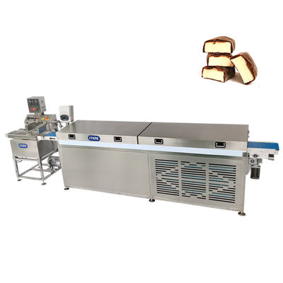 PE60 Commercial tunnel cooling chocolate enrober machine
